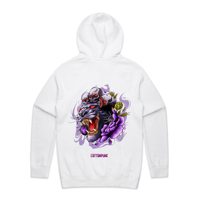 PANTHER - Mens Pocket Hoodie - BACK PRINT