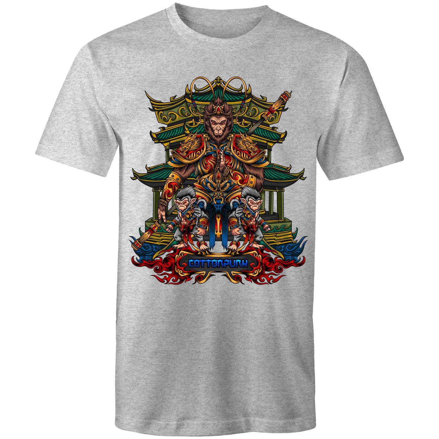 MONKEY KING - Mens T-Shirt - FRONT PRINT