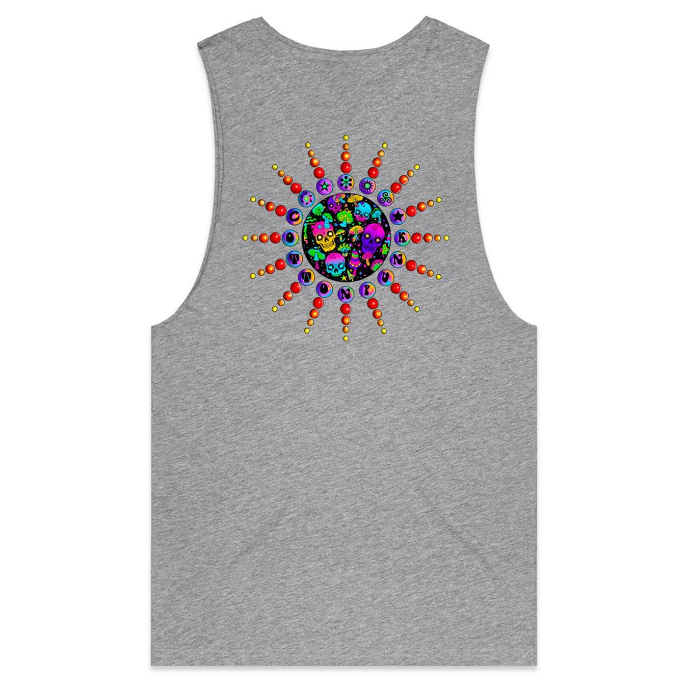 EUPHORIA - Mens Sleeveless T-Shirt - BACK PRINT