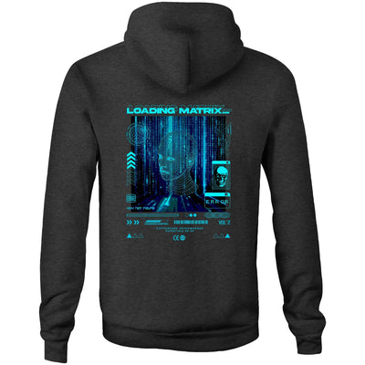 LOADING MATRIX - Mens Pocket Hoodie - BACK PRINT