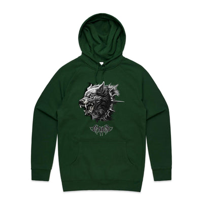 WEREWOLF - Mens Pocket Hoodie - FRONT PRINT