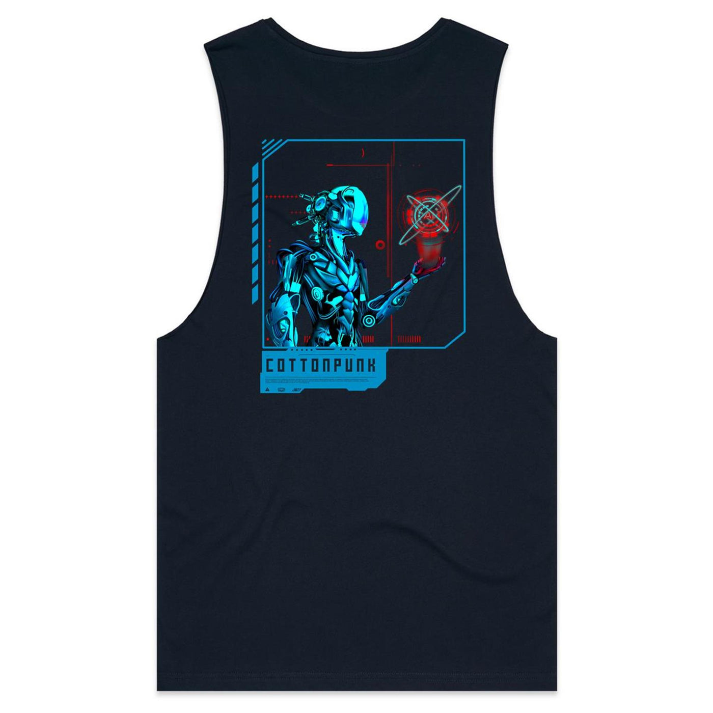 AI CONTROL - Mens Sleeveless T-Shirt - BACK PRINT