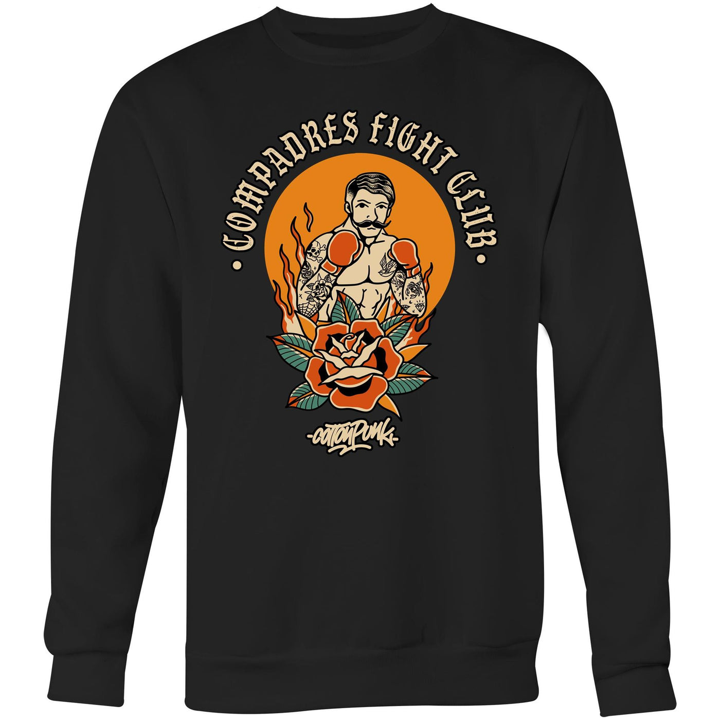 COMPADRES - Mens Sweatshirt - FRONT PRINT