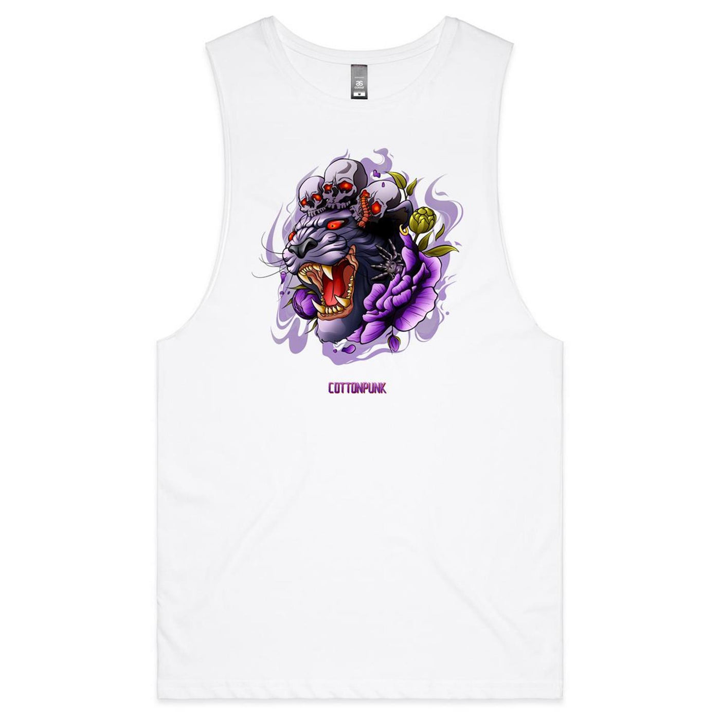 PANTHER - Mens Sleeveless T-Shirt - FRONT PRINT