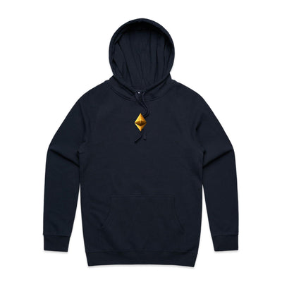 ETHEREUM II - Mens Pocket Hoodie - BACK PRINT