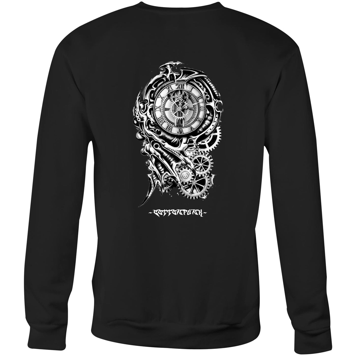 TIME KILLA 2 - Mens Sweatshirt - BACK PRINT