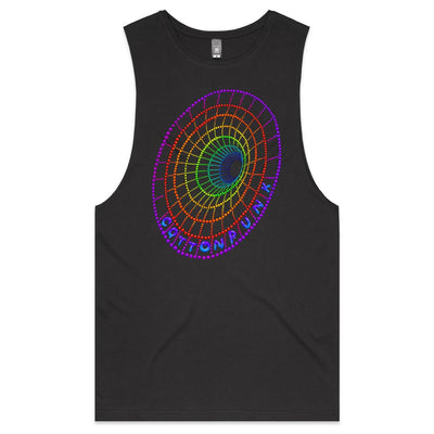 OPEN YOUR MIND - Mens Sleeveless T-Shirt - FRONT PRINT