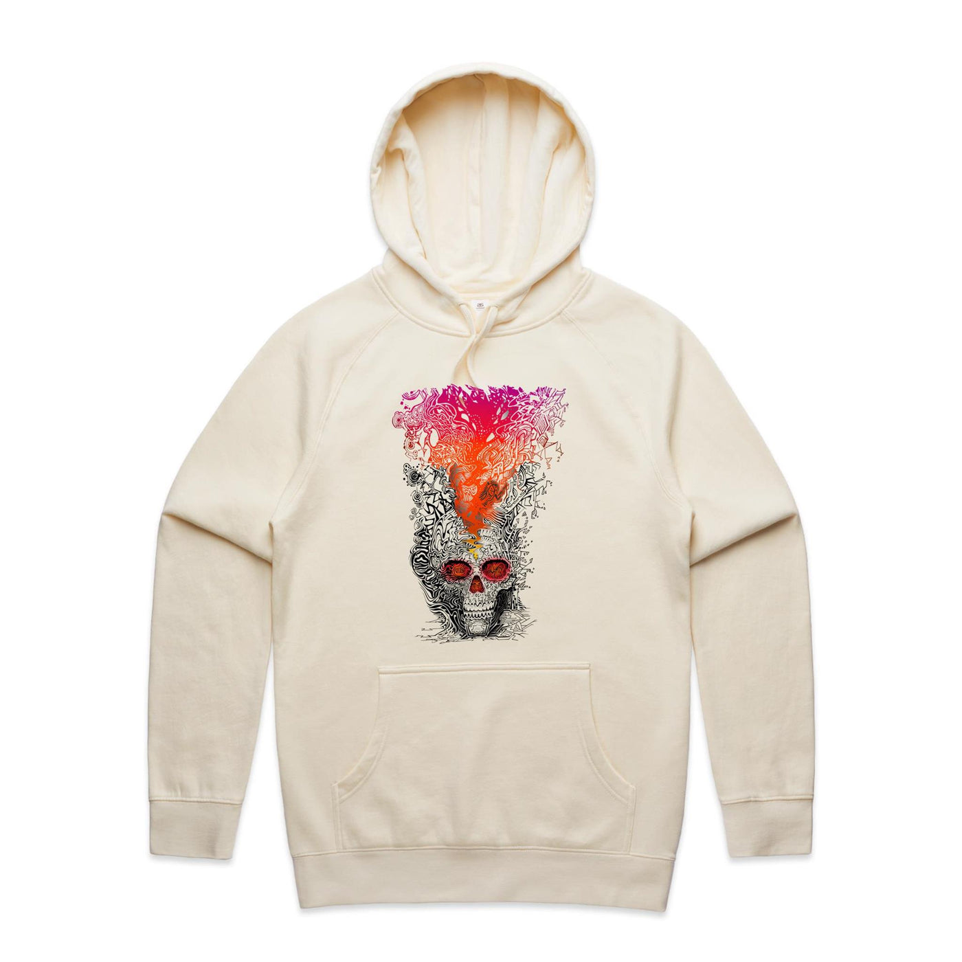 DIGITAL DETOX - Mens Pocket Hoodie - FRONT PRINT