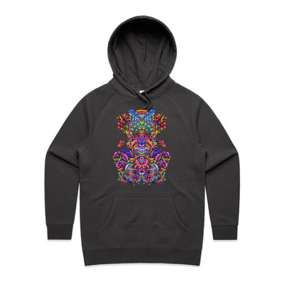 EGO TRIP - Womens Pocket Hoodie - FRONT PRINT