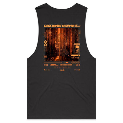 LOADING MATRIX 2 - Mens Sleeveless T-Shirt - BACK PRINT