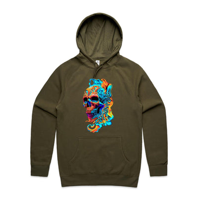 LUCID DREAM II - Mens Pocket Hoodie - FRONT PRINT