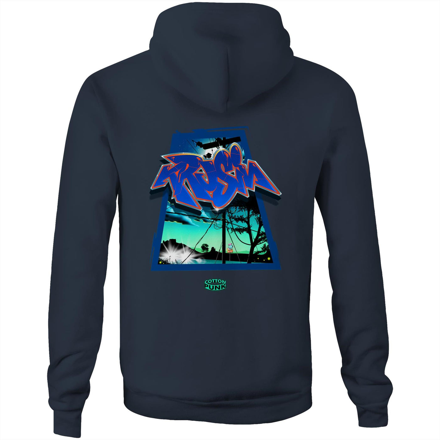 KRUSIN - Mens Pocket Hoodie - BACK PRINT