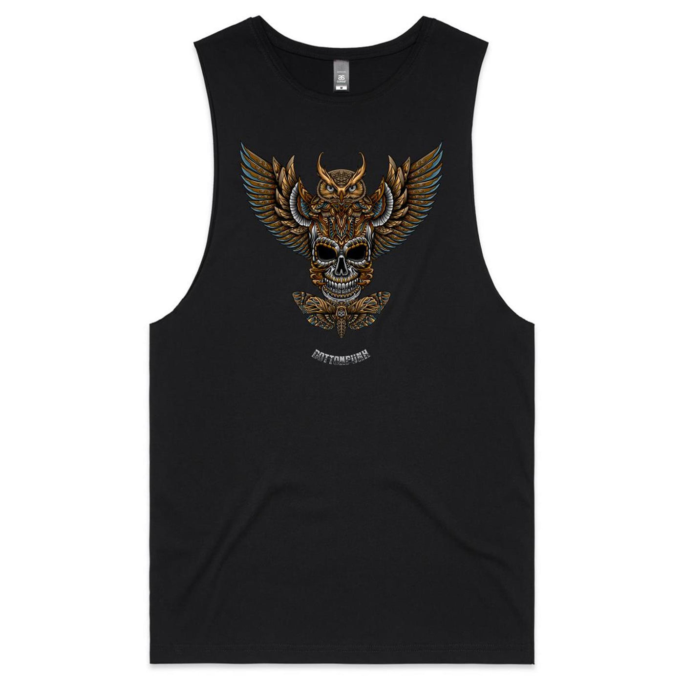 NIGHT HUNT - Mens Sleeveless T-Shirt - FRONT PRINT