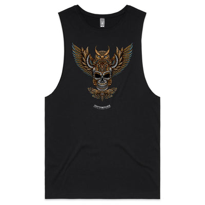 NIGHT HUNT - Mens Sleeveless T-Shirt - FRONT PRINT