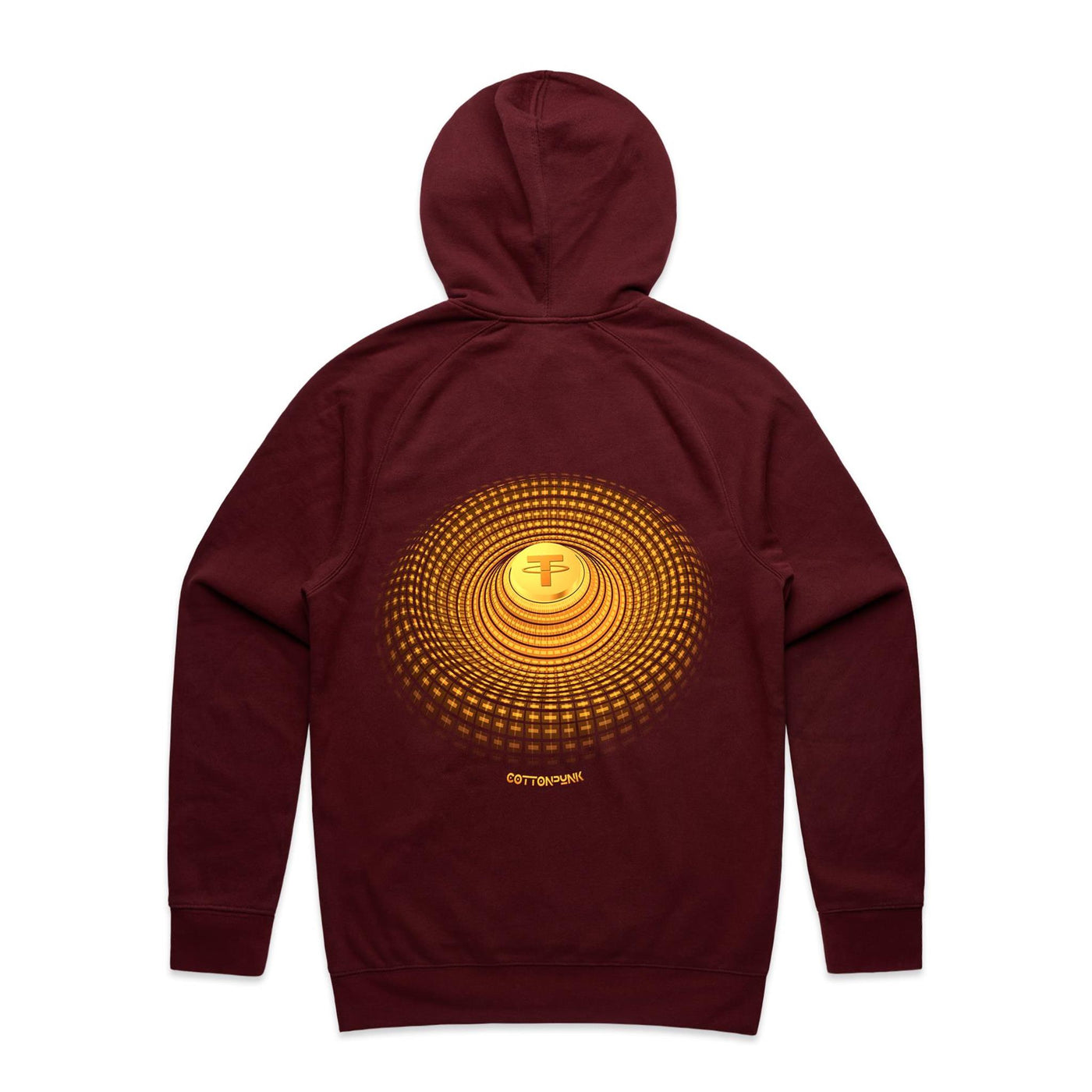 TETHER II - Mens Pocket Hoodie - BACK PRINT