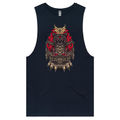 ALMOST HUMAN - Mens Sleeveless T-Shirt - FRONT PRINT