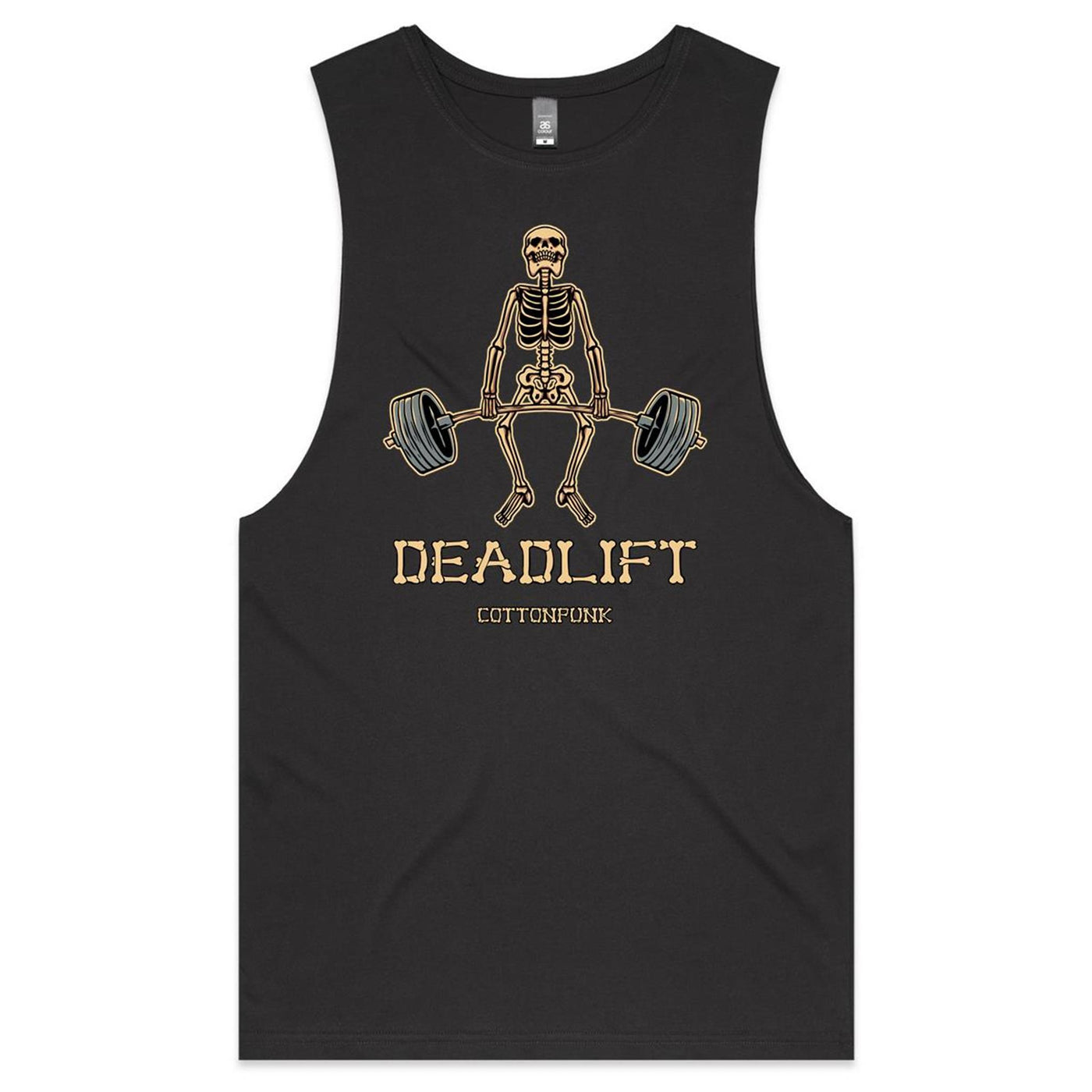 DEADLIFT - Mens Sleeveless T-Shirt - FRONT PRINT