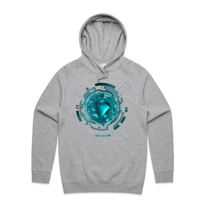 TRON III - Mens Pocket Hoodie - FRONT PRINT