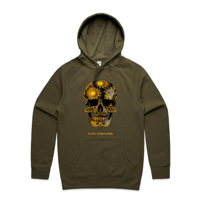 DEATH BY SUNRISE - Mens Pocket Hoodie - FRONT PRINT