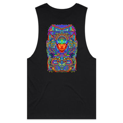 DEATH OF THE EGO - Mens Sleeveless T-Shirt - BACK PRINT