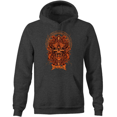 DEATHMOTH III - Mens Pocket Hoodie - FRONT PRINT