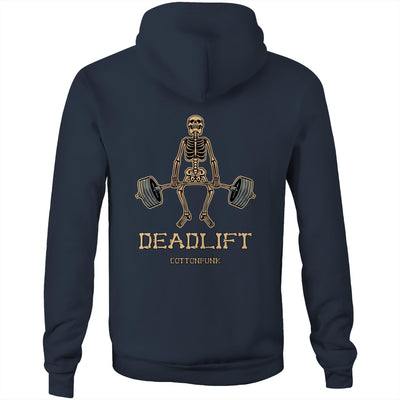 DEADLIFT - Mens Pocket Hoodie - BACK PRINT