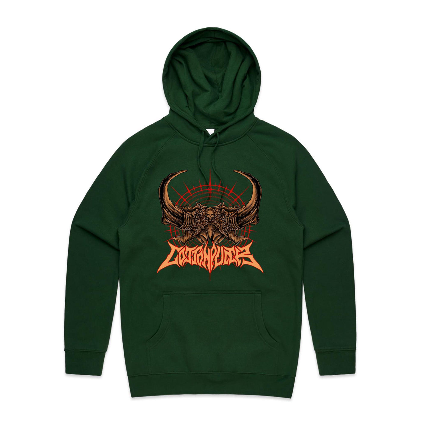 BLACK SPELL IV - Mens Pocket Hoodie - FRONT PRINT