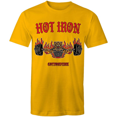 HOT IRON - Mens T-Shirt - FRONT PRINT