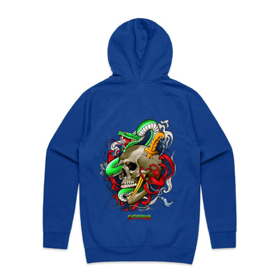 SNAKE - Mens Pocket Hoodie - BACK PRINT