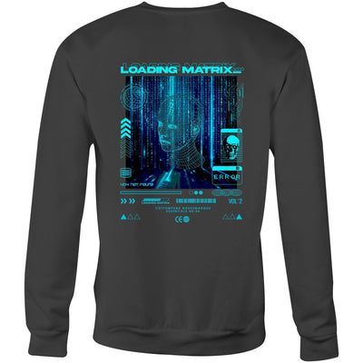 LOADING MATRIX - Mens Sweatshirt - BACK PRINT