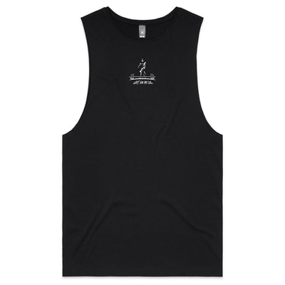 IT NEVER GETS EASIER - Mens Sleeveless T-Shirt - BACK PRINT