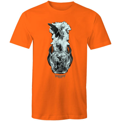 BETWEEN HEAVEN & HELL - Mens T-Shirt - FRONT PRINT