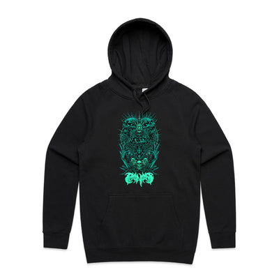 PARANOID II - Mens Pocket Hoodie - FRONT PRINT