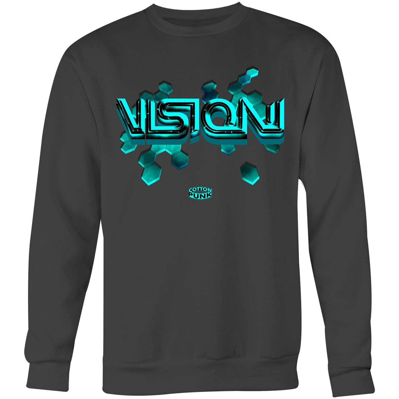 VISION - Mens Sweatshirt - FRONT PRINT