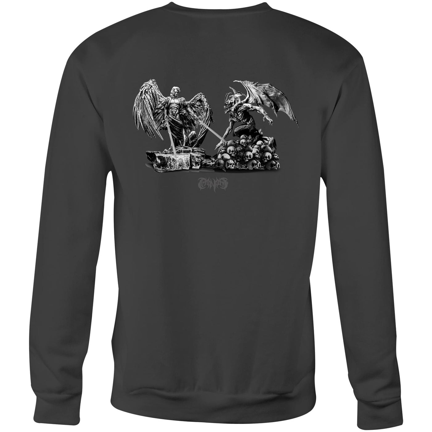 ANGELS & DEMONS - Mens Sweatshirt - BACK PRINT