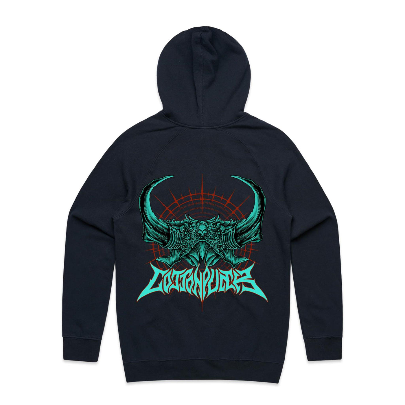 BLACK SPELL III - Mens Pocket Hoodie - BACK PRINT