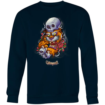 TIGER - Mens Sweatshirt - FRONT PRINT