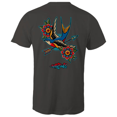 BIRD OF PREY - Mens T-Shirt - BACK PRINT