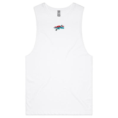 BIRD OF PREY - Mens Sleeveless T-Shirt - BACK PRINT