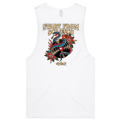 START FROM SCRATCH - Mens Sleeveless T-Shirt - BACK PRINT