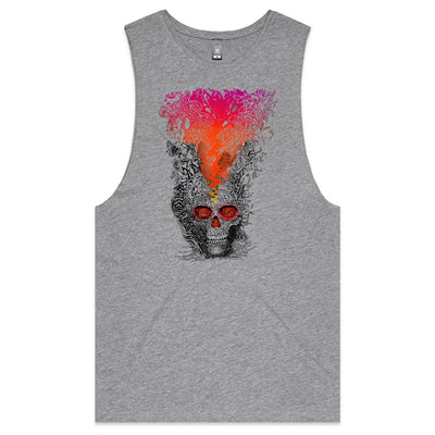 DIGITAL DETOX - Mens Sleeveless T-Shirt - FRONT PRINT