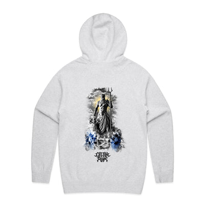 GOD WARRIOR - Mens Pocket Hoodie - BACK PRINT