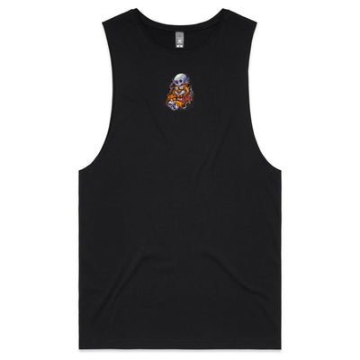 SPIRIT TIGER - Mens Sleeveless T-Shirt - BACK PRINT