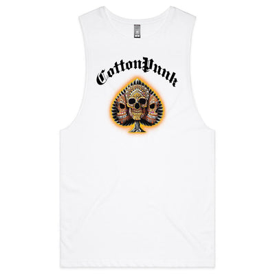 SUPPORT YOUR DEALER II - Mens Sleeveless T-Shirt - FRONT PRINT