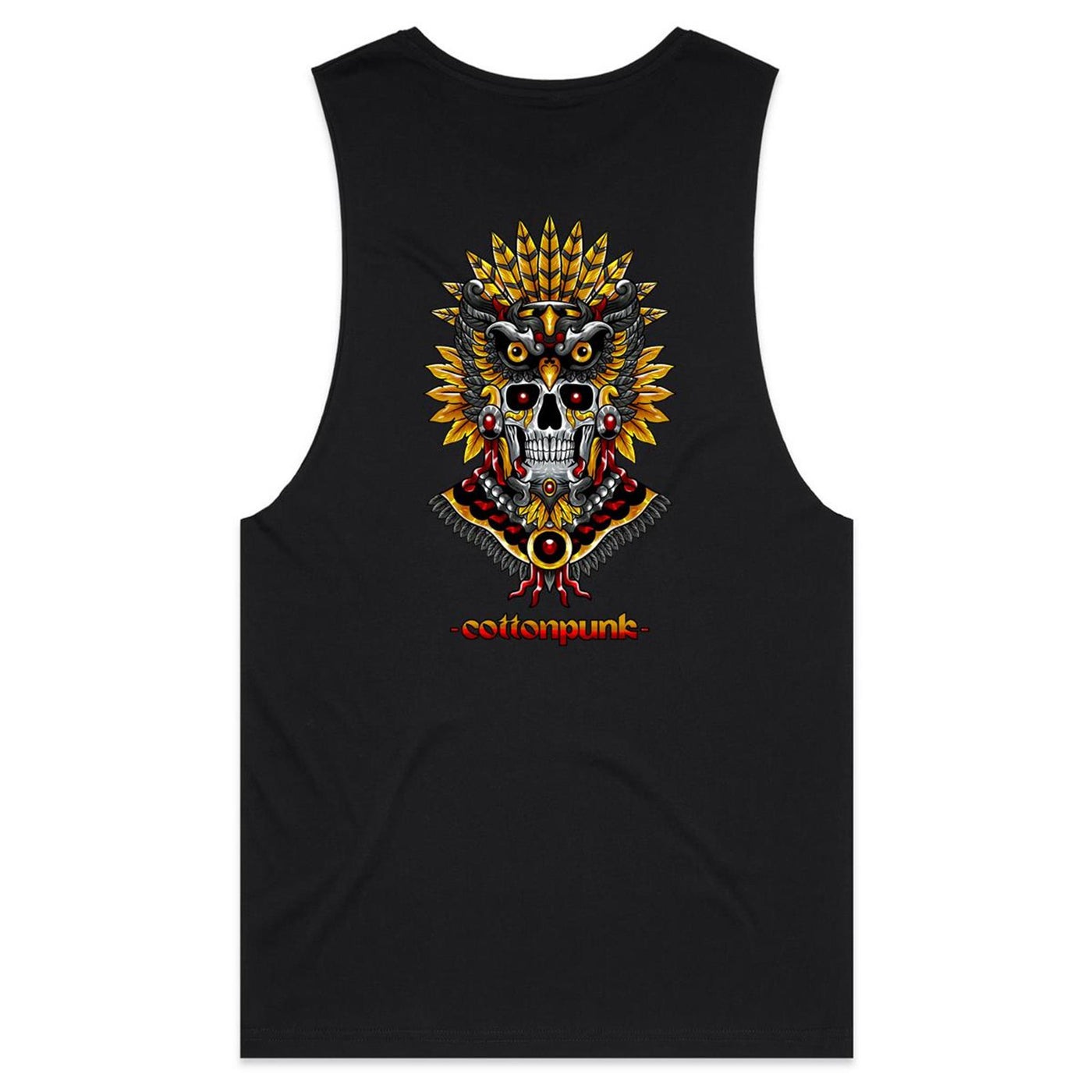 PRAY TO YOUR GODS - Mens Sleeveless T-Shirt - BACK PRINT