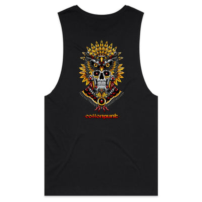 PRAY TO YOUR GODS - Mens Sleeveless T-Shirt - BACK PRINT