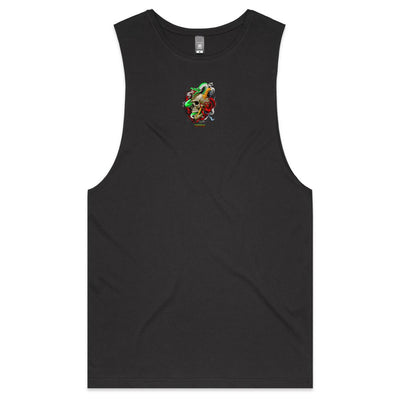 SNAKE (R) - Mens Sleeveless T-Shirt - BACK PRINT