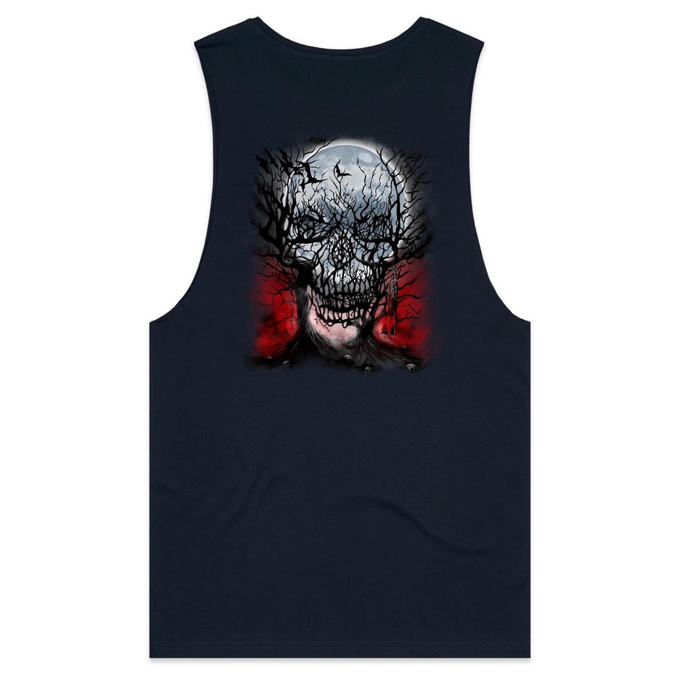 PIERCED SOUL - Mens Sleeveless T-Shirt - BACK PRINT