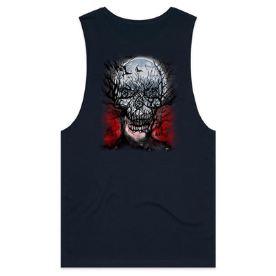 PIERCED SOUL - Mens Sleeveless T-Shirt - BACK PRINT