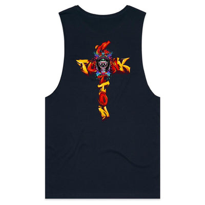 COTTONPUNK X HEAT - Mens Sleeveless T-Shirt - BACK PRINT